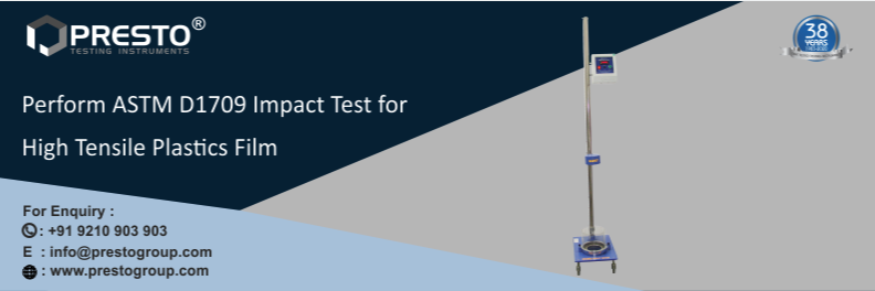 Perform ASTM D1709 Impact Test for High Tensile Plastic Film